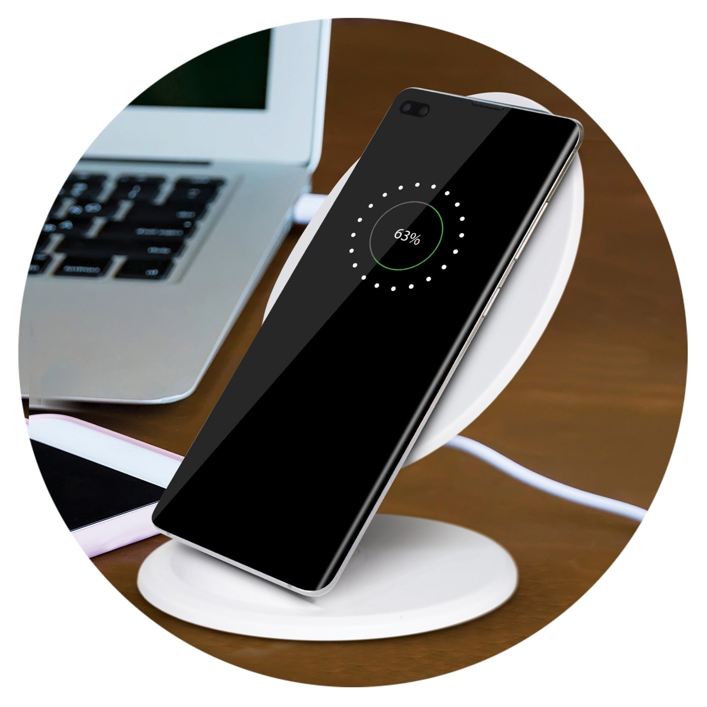 Phaser Wireless Charging Stand - Round