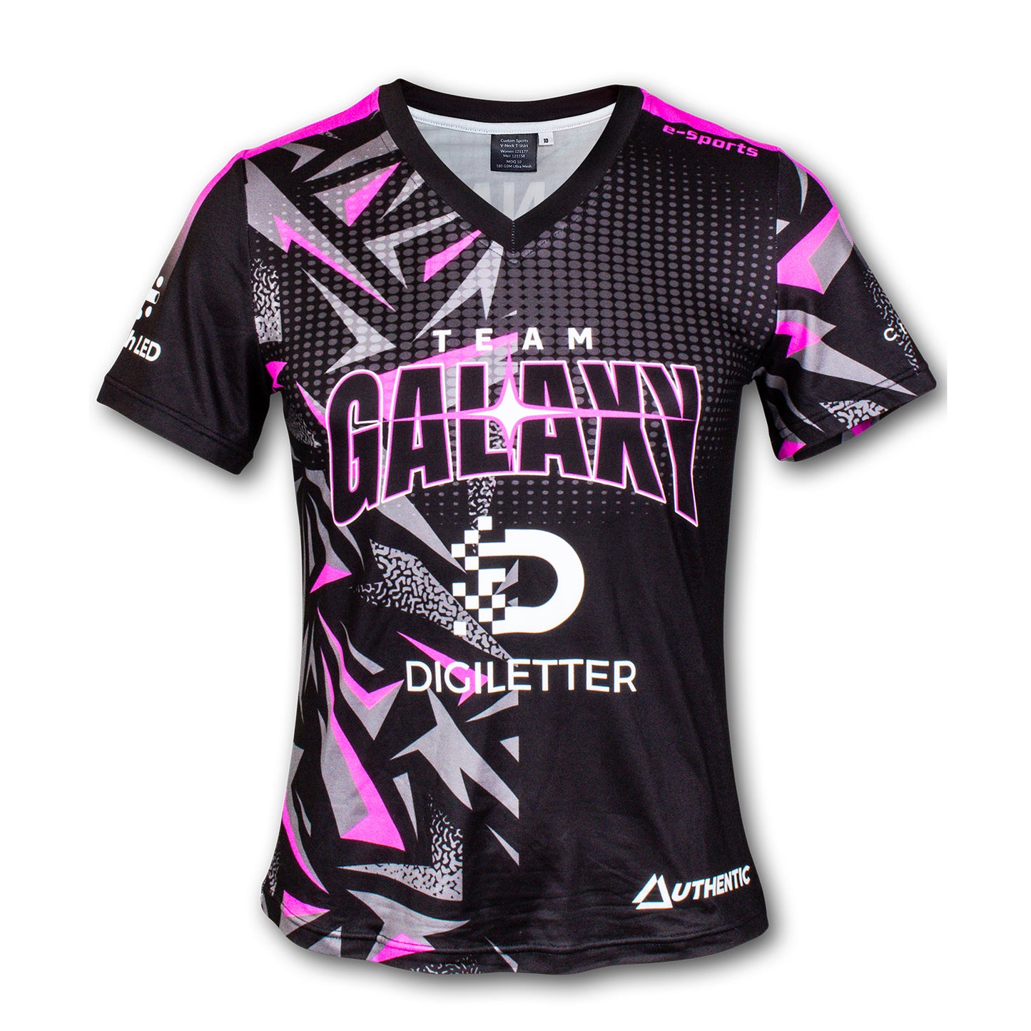 Custom Womens Sports VNeck T Shirt