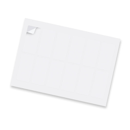 Sticker Sheet 40x80mm Rectangle - Matte