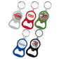 Chevron Bottle Opener Key Ring