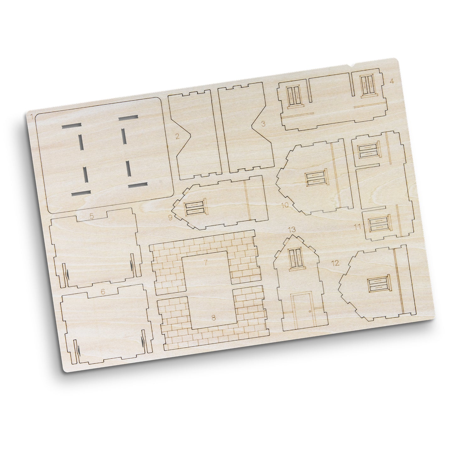 BRANDCRAFT House Wooden Model